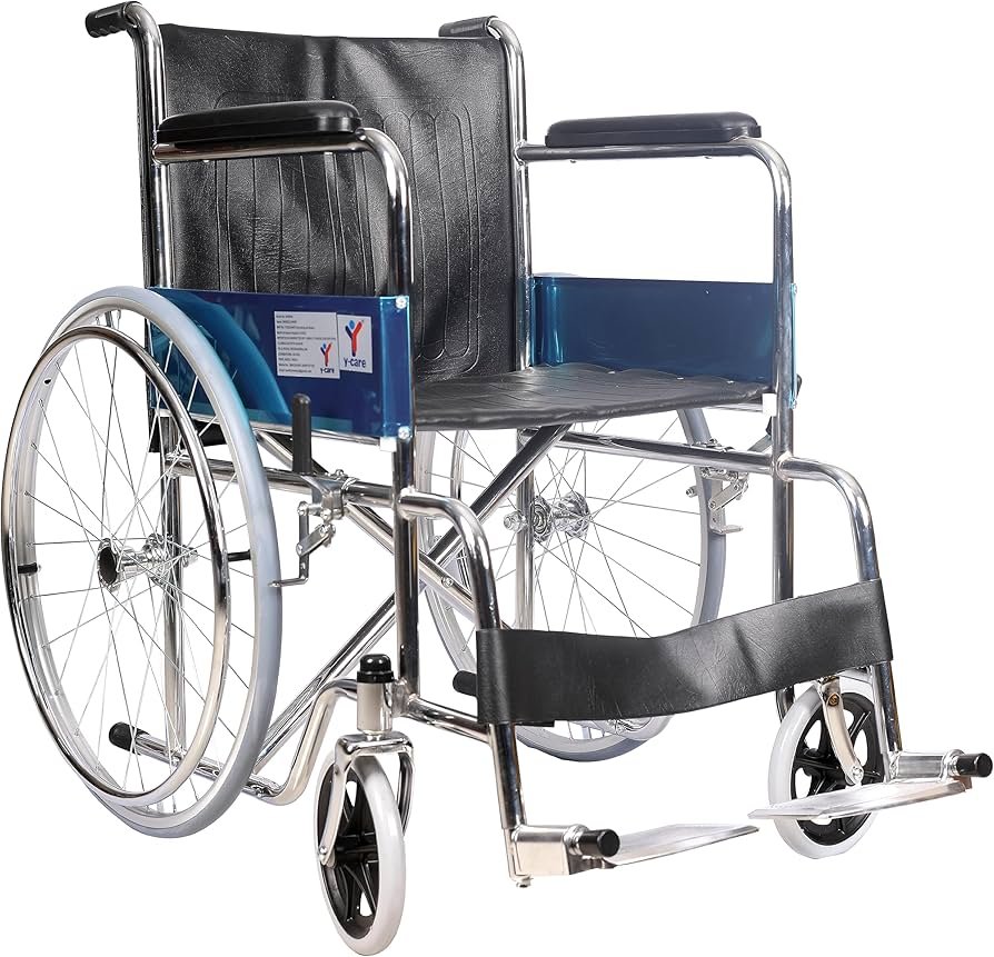 Basic Wheelchair Chromium Plated - Image 3