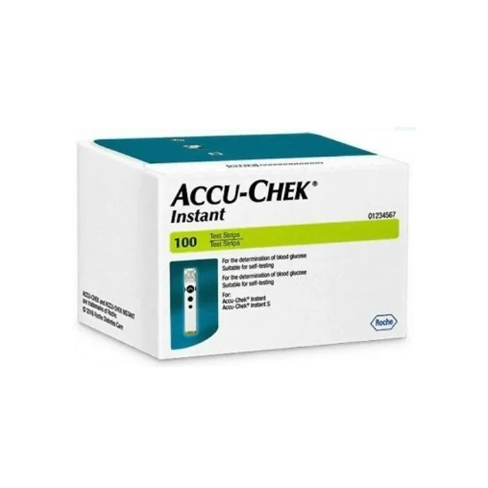 Glucometer Strips – Accucheck Instant-100