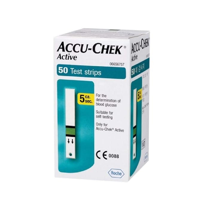 Glucometer Strips Accucheck Activ strips-50